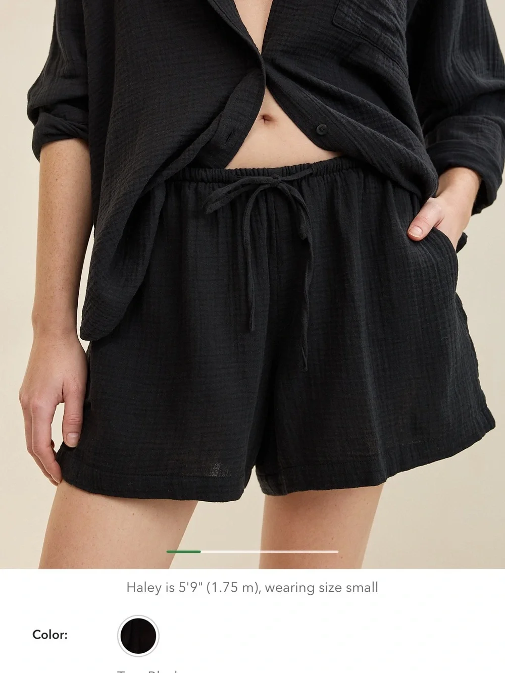 Aerie Cotton Day-Off Shorts